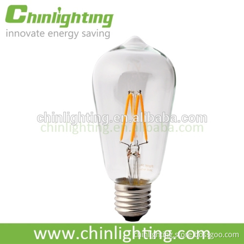 UL vintage led filament bulb vintage ST64 edison bulb S21 gold finish 720LM